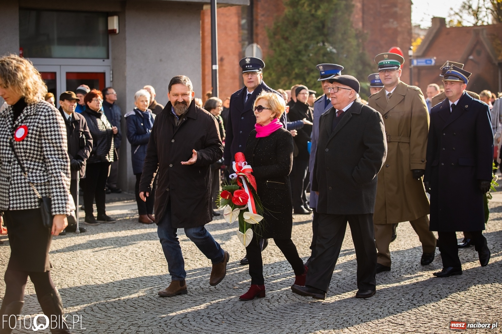Zdjęcie w galerii na portalu naszraciborz.pl: Święto Niepodległości. Niech żyje Polska, niech żyje Racibórz!  wiadomości z regionu