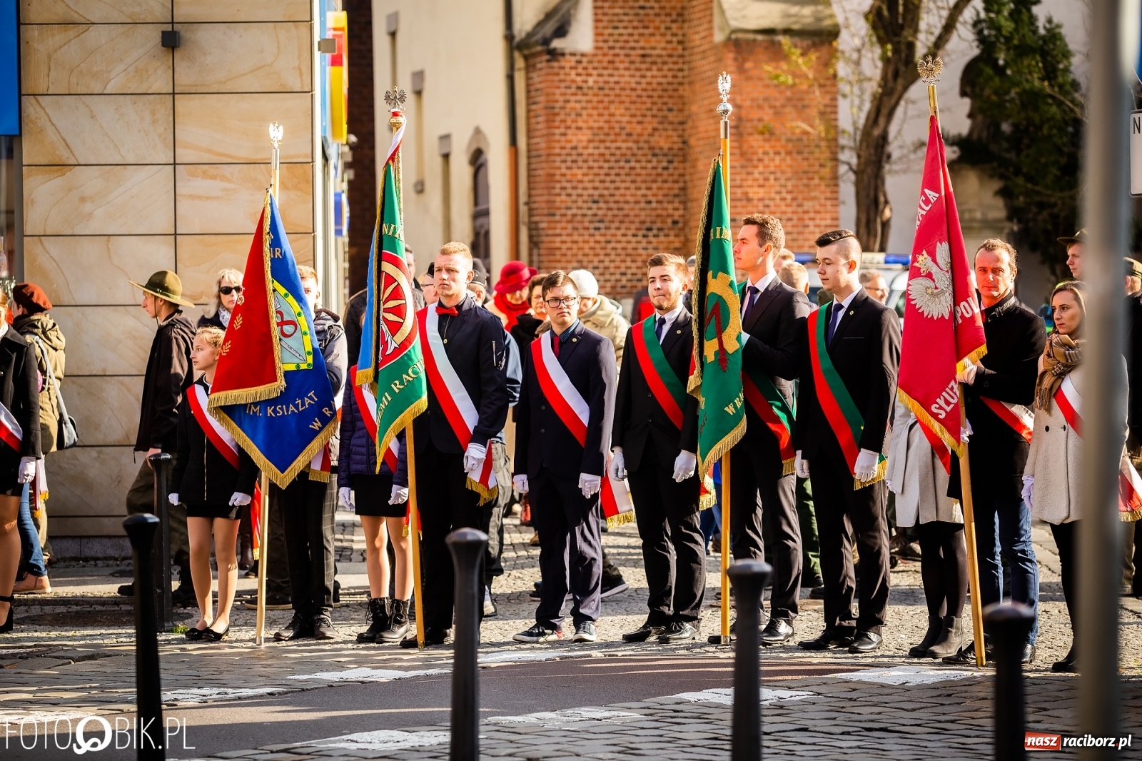 Zdjęcie w galerii na portalu naszraciborz.pl: Święto Niepodległości. Niech żyje Polska, niech żyje Racibórz!  wiadomości z regionu