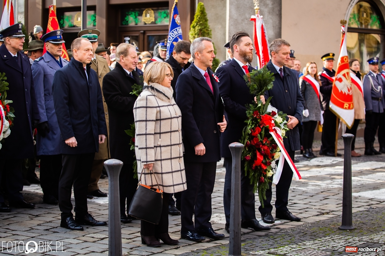 Zdjęcie w galerii na portalu naszraciborz.pl: Święto Niepodległości. Niech żyje Polska, niech żyje Racibórz!  wiadomości z regionu