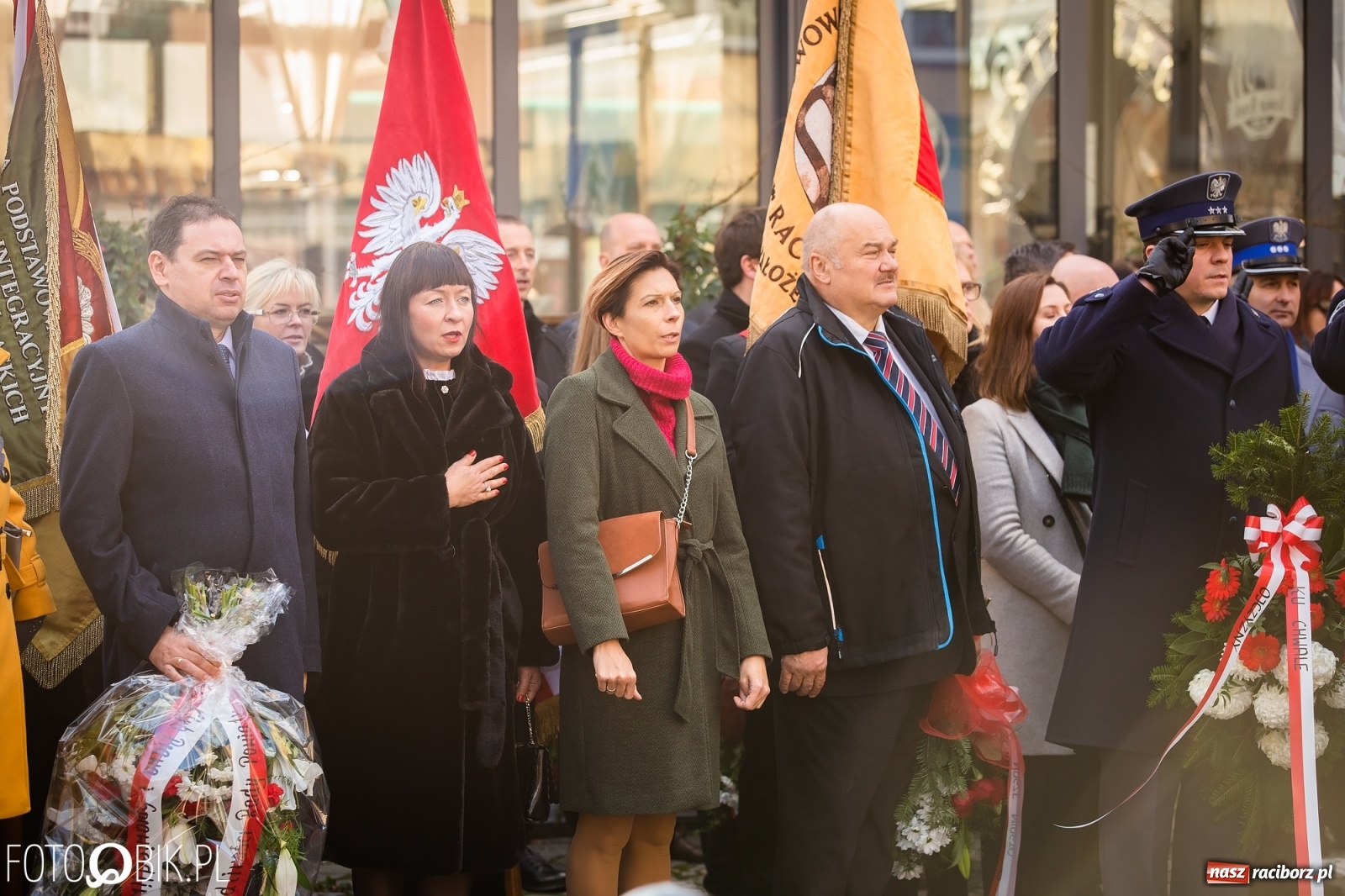 Zdjęcie w galerii na portalu naszraciborz.pl: Święto Niepodległości. Niech żyje Polska, niech żyje Racibórz!  wiadomości z regionu