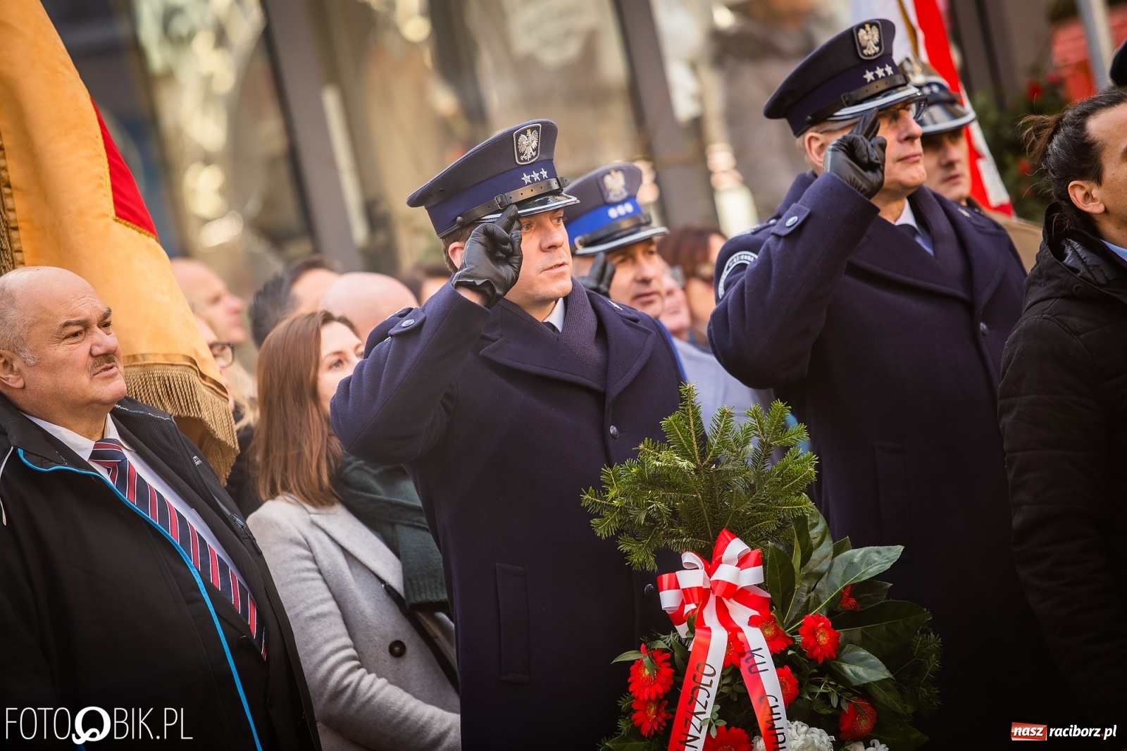 Zdjęcie w galerii na portalu naszraciborz.pl: Święto Niepodległości. Niech żyje Polska, niech żyje Racibórz!  wiadomości z regionu