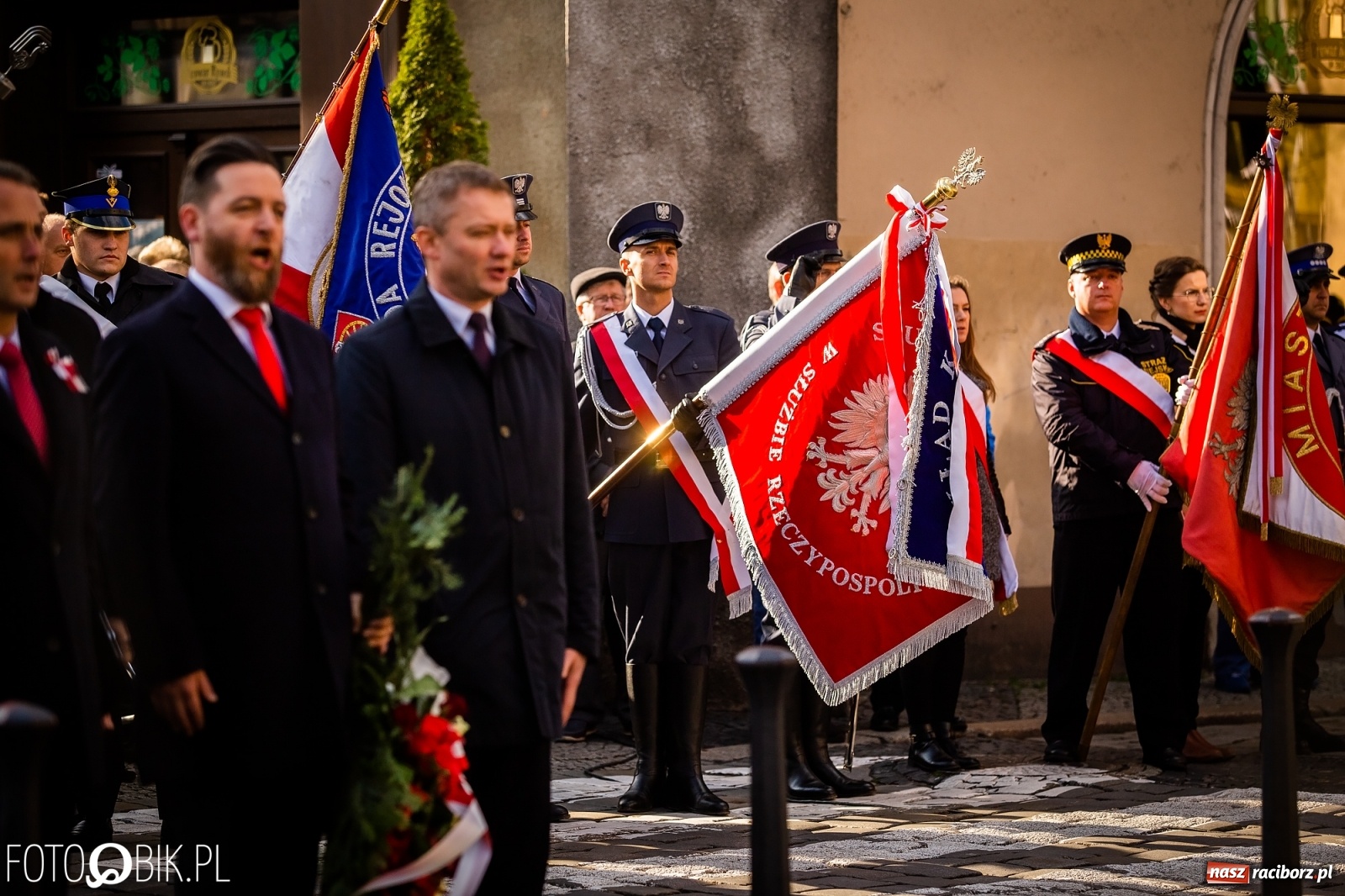 Zdjęcie w galerii na portalu naszraciborz.pl: Święto Niepodległości. Niech żyje Polska, niech żyje Racibórz!  wiadomości z regionu