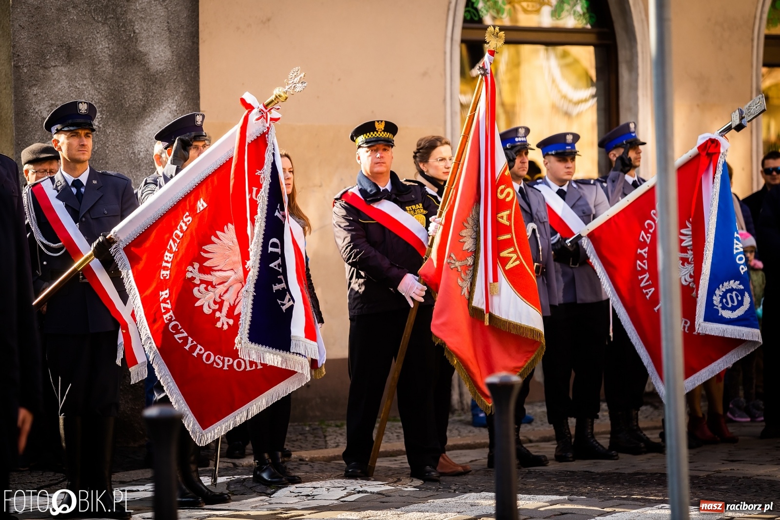 Zdjęcie w galerii na portalu naszraciborz.pl: Święto Niepodległości. Niech żyje Polska, niech żyje Racibórz!  wiadomości z regionu