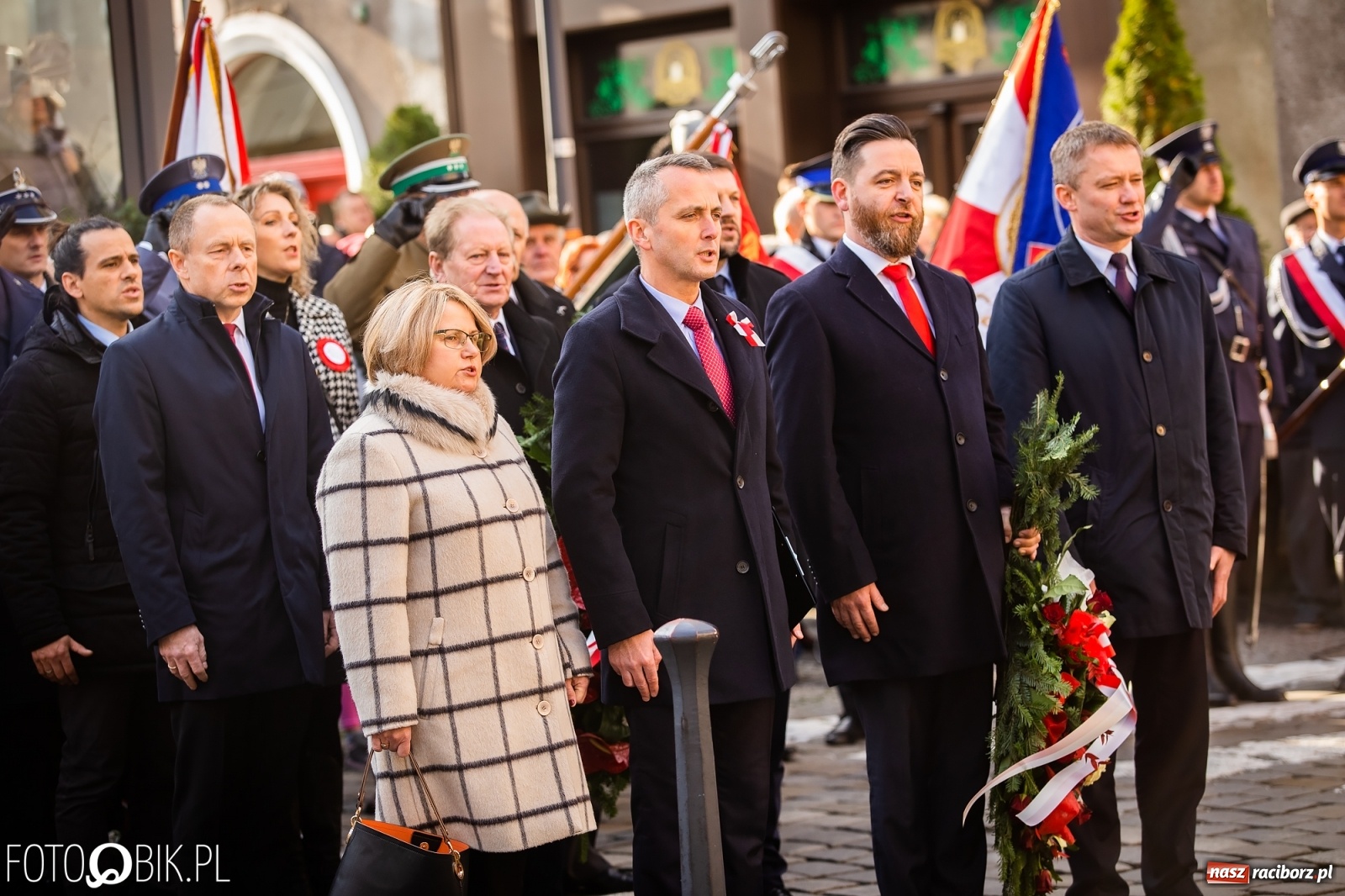 Zdjęcie w galerii na portalu naszraciborz.pl: Święto Niepodległości. Niech żyje Polska, niech żyje Racibórz!  wiadomości z regionu