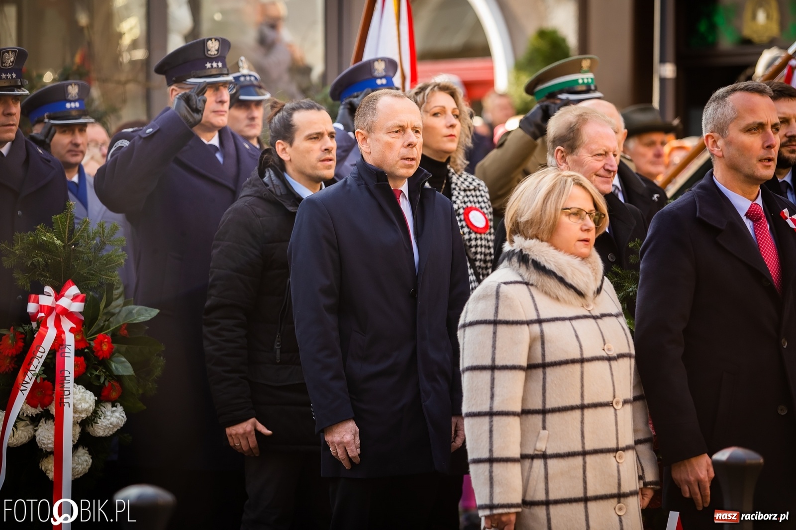 Zdjęcie w galerii na portalu naszraciborz.pl: Święto Niepodległości. Niech żyje Polska, niech żyje Racibórz!  wiadomości z regionu