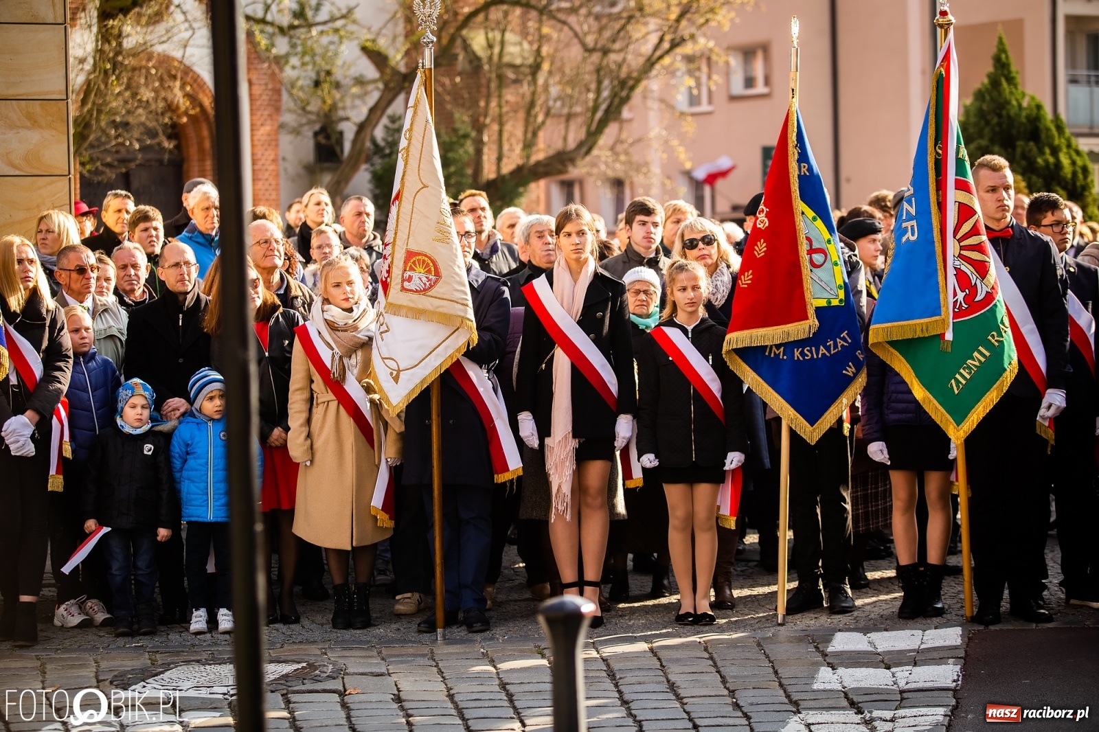 Zdjęcie w galerii na portalu naszraciborz.pl: Święto Niepodległości. Niech żyje Polska, niech żyje Racibórz!  wiadomości z regionu