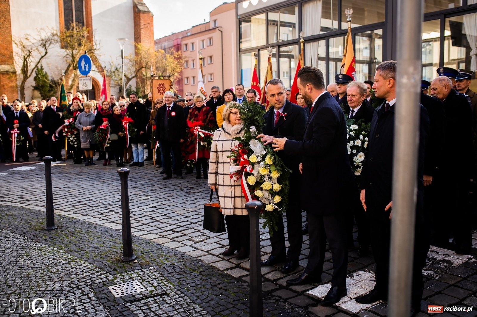 Zdjęcie w galerii na portalu naszraciborz.pl: Święto Niepodległości. Niech żyje Polska, niech żyje Racibórz!  wiadomości z regionu