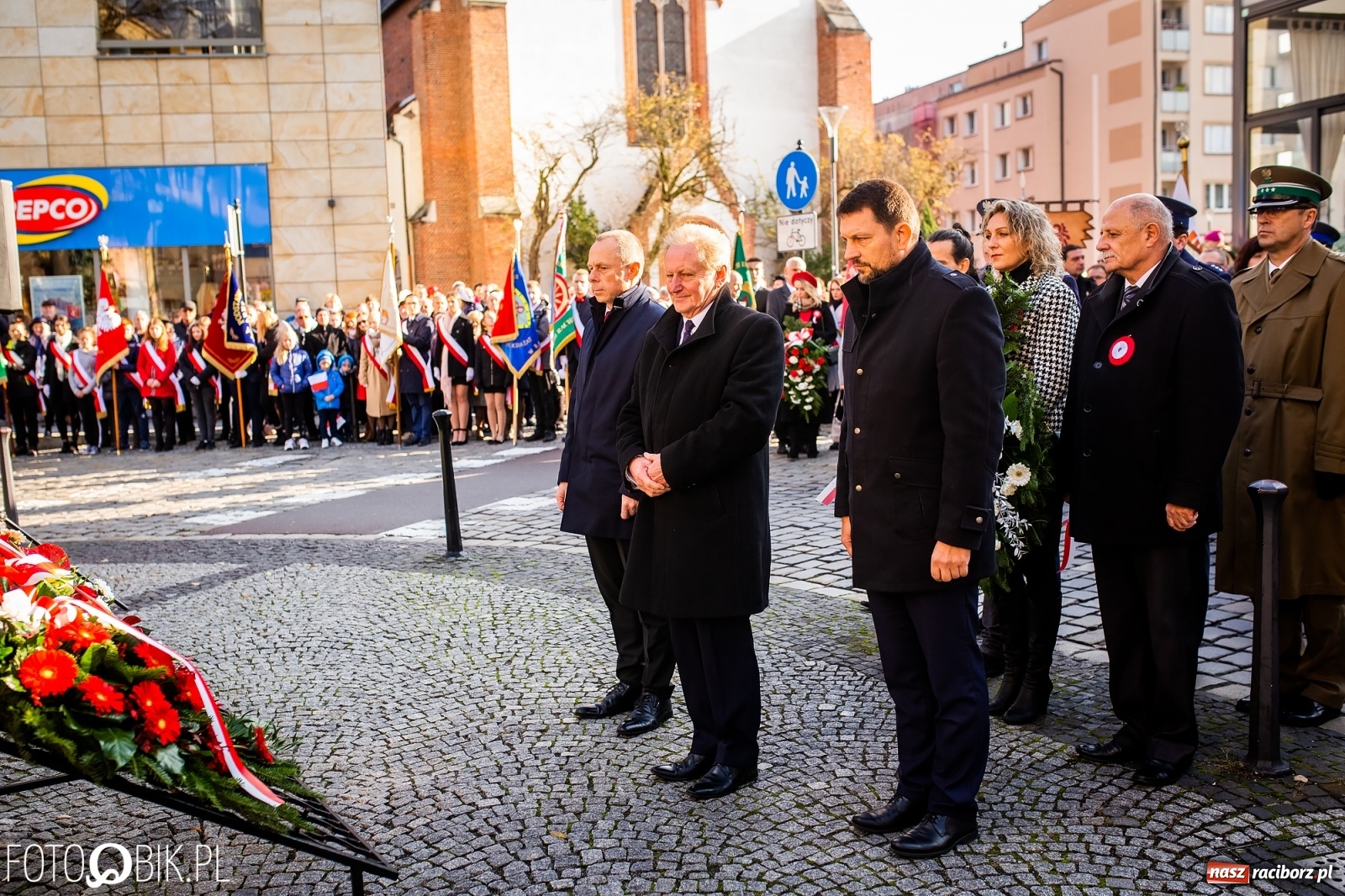 Zdjęcie w galerii na portalu naszraciborz.pl: Święto Niepodległości. Niech żyje Polska, niech żyje Racibórz!  wiadomości z regionu