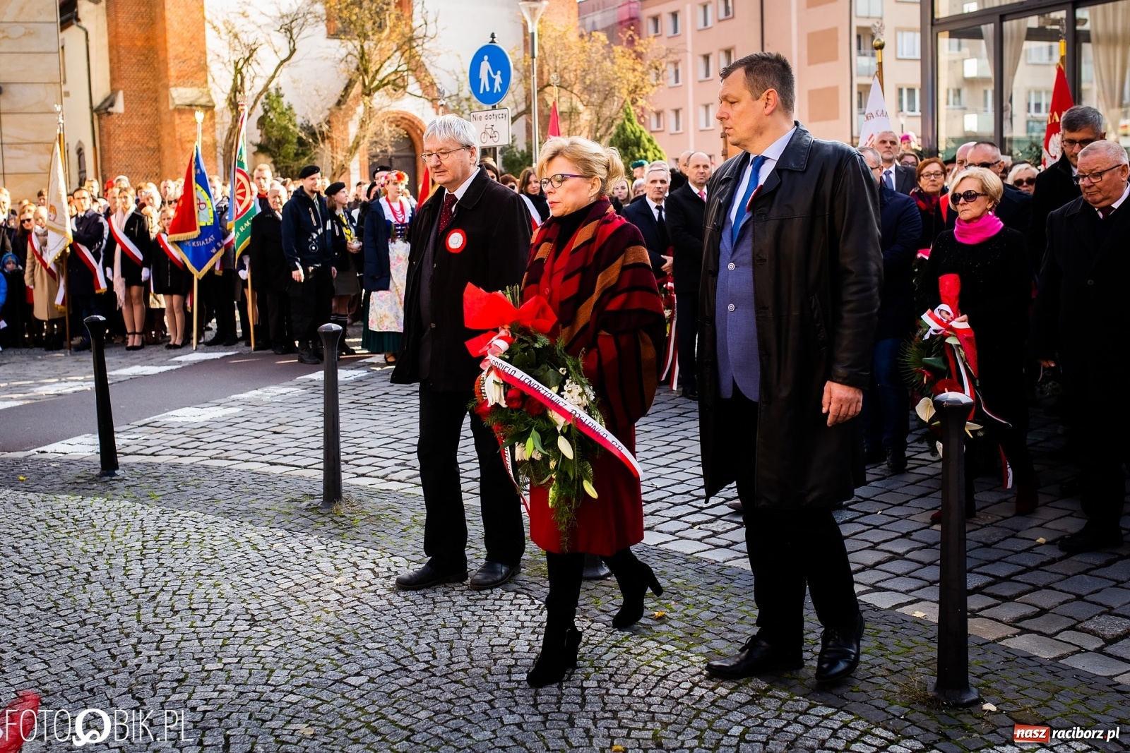 Zdjęcie w galerii na portalu naszraciborz.pl: Święto Niepodległości. Niech żyje Polska, niech żyje Racibórz!  wiadomości z regionu