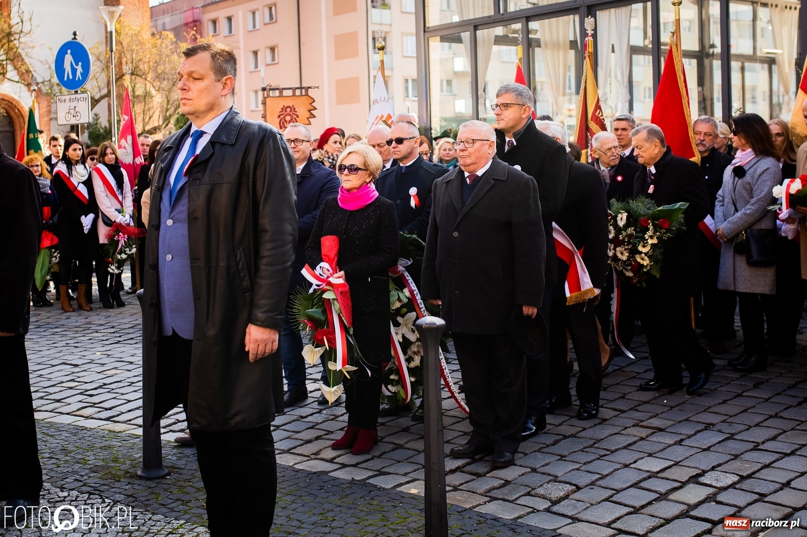 Zdjęcie w galerii na portalu naszraciborz.pl: Święto Niepodległości. Niech żyje Polska, niech żyje Racibórz!  wiadomości z regionu