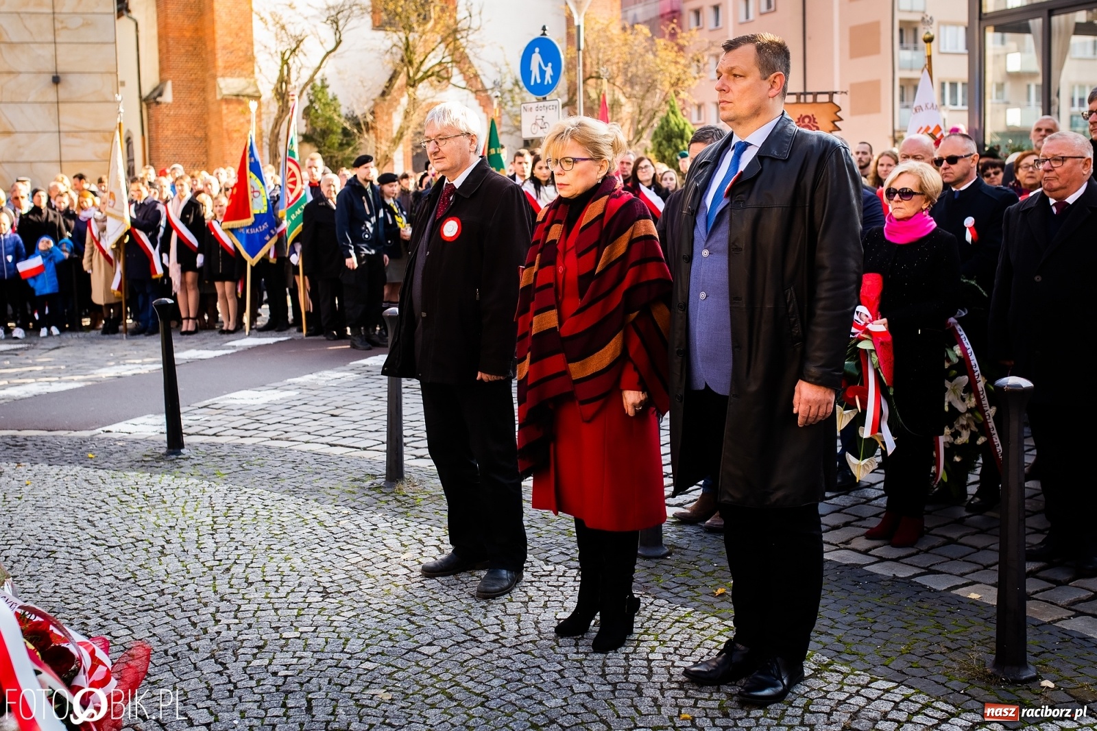 Zdjęcie w galerii na portalu naszraciborz.pl: Święto Niepodległości. Niech żyje Polska, niech żyje Racibórz!  wiadomości z regionu