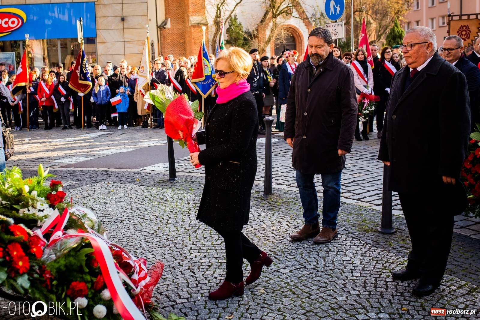 Zdjęcie w galerii na portalu naszraciborz.pl: Święto Niepodległości. Niech żyje Polska, niech żyje Racibórz!  wiadomości z regionu