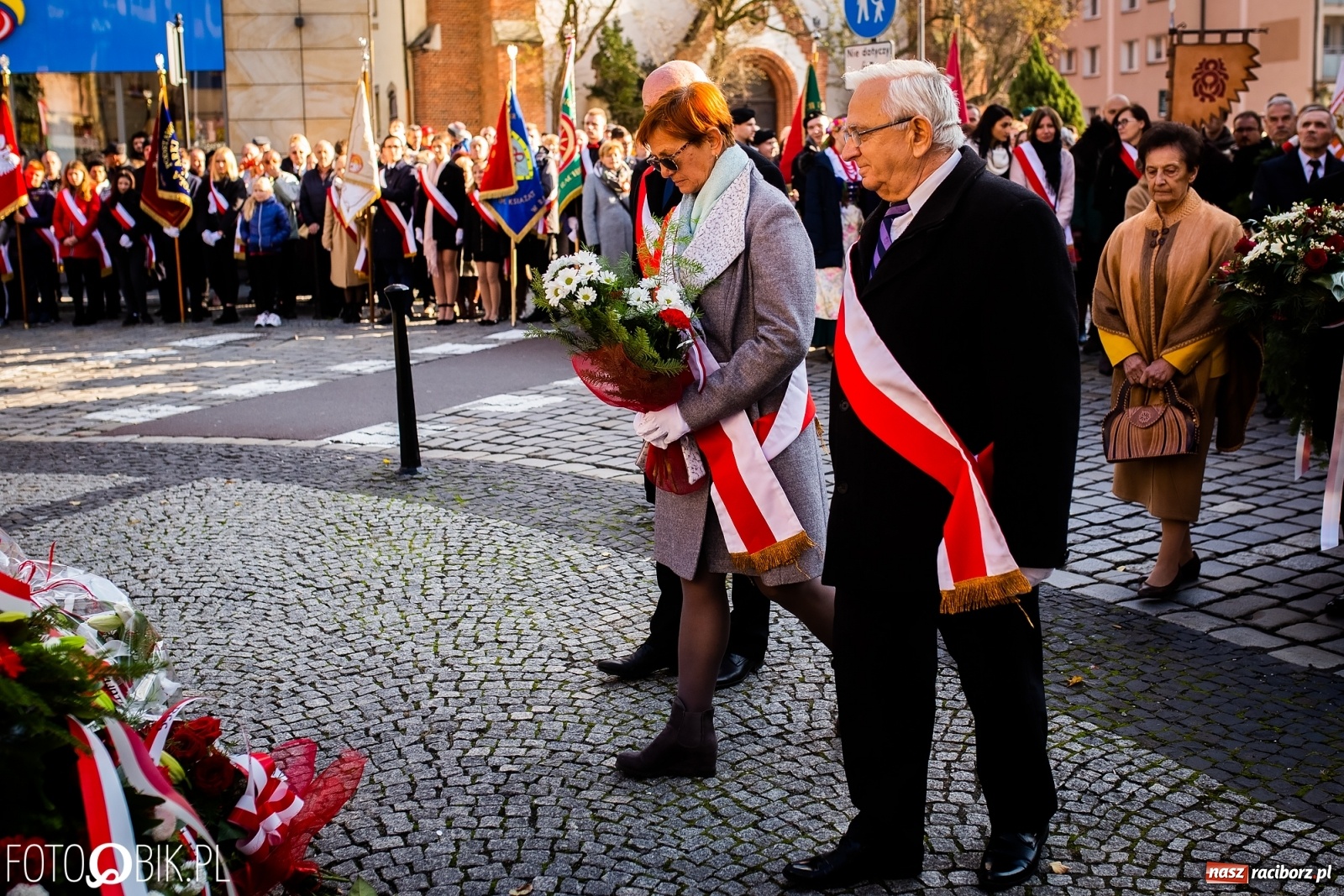 Zdjęcie w galerii na portalu naszraciborz.pl: Święto Niepodległości. Niech żyje Polska, niech żyje Racibórz!  wiadomości z regionu
