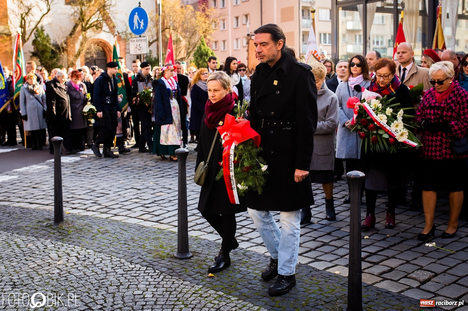 Zdjęcie w galerii na portalu naszraciborz.pl: Święto Niepodległości. Niech żyje Polska, niech żyje Racibórz!  wiadomości z regionu