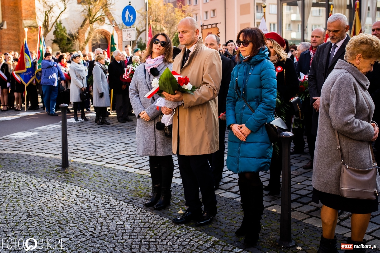 Zdjęcie w galerii na portalu naszraciborz.pl: Święto Niepodległości. Niech żyje Polska, niech żyje Racibórz!  wiadomości z regionu