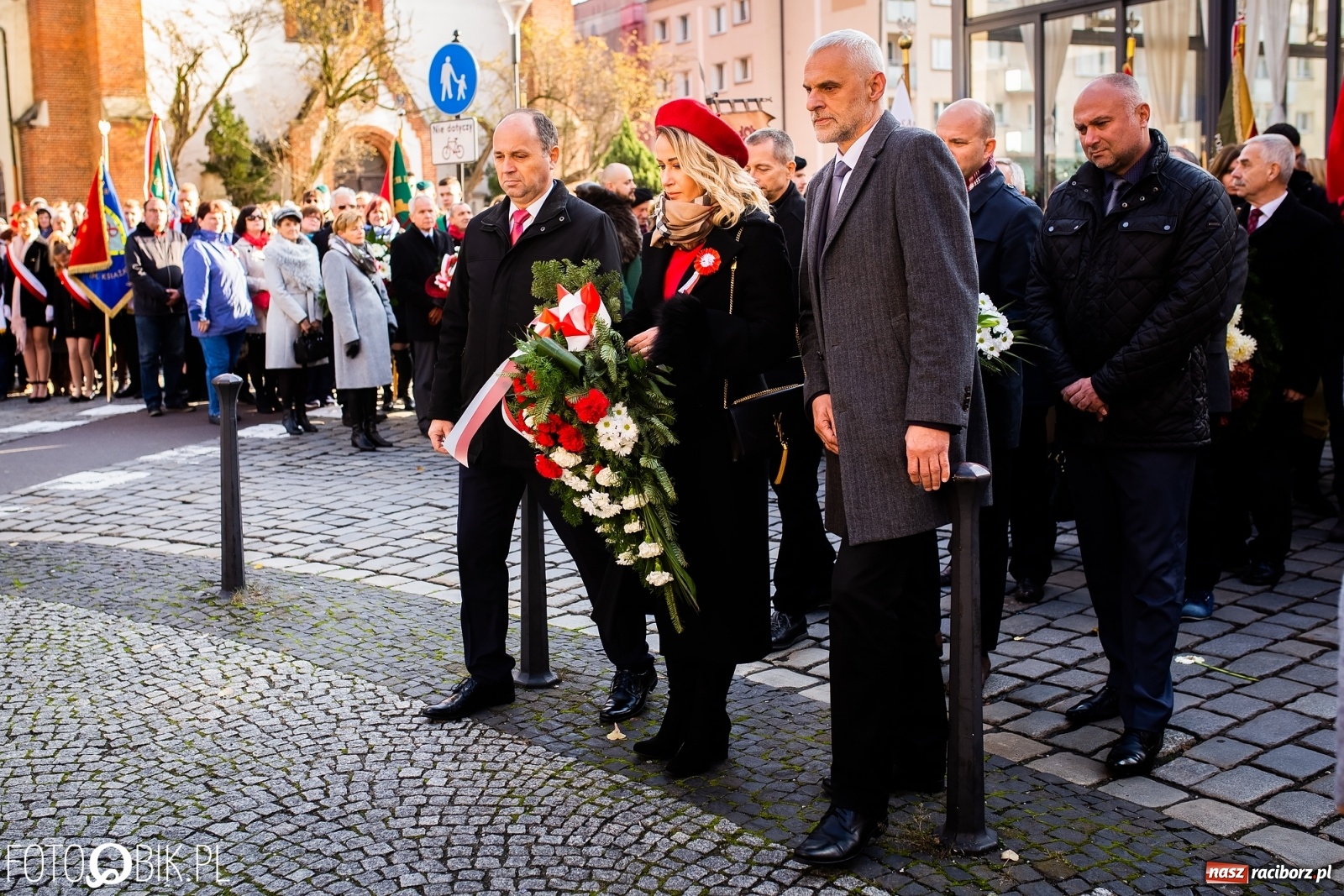 Zdjęcie w galerii na portalu naszraciborz.pl: Święto Niepodległości. Niech żyje Polska, niech żyje Racibórz!  wiadomości z regionu