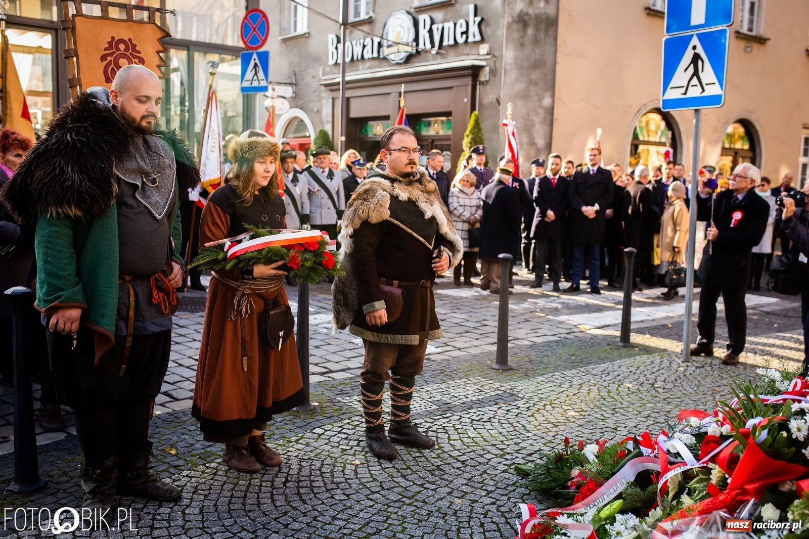 Zdjęcie w galerii na portalu naszraciborz.pl: Święto Niepodległości. Niech żyje Polska, niech żyje Racibórz!  wiadomości z regionu