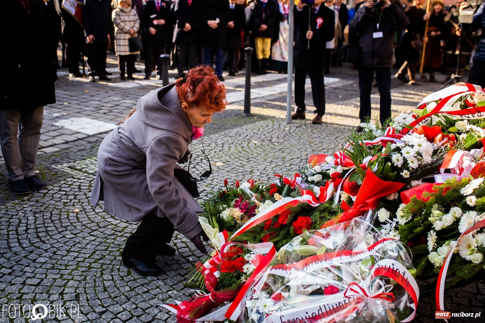 Zdjęcie w galerii na portalu naszraciborz.pl: Święto Niepodległości. Niech żyje Polska, niech żyje Racibórz!  wiadomości z regionu