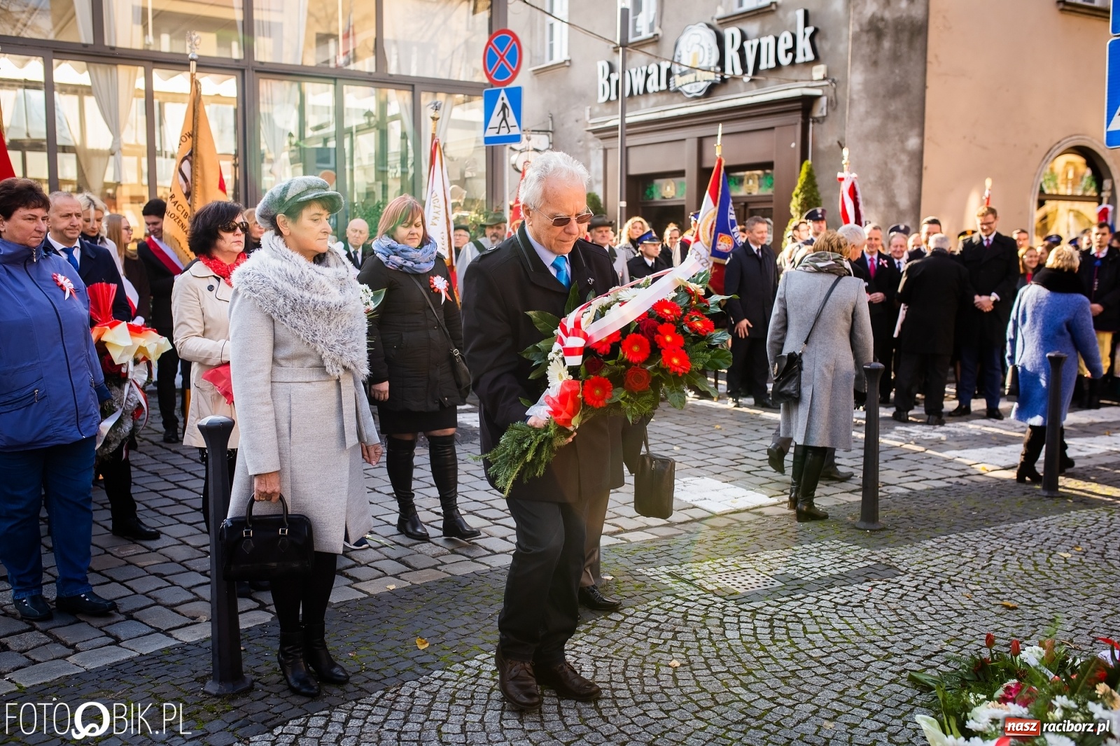 Zdjęcie w galerii na portalu naszraciborz.pl: Święto Niepodległości. Niech żyje Polska, niech żyje Racibórz!  wiadomości z regionu