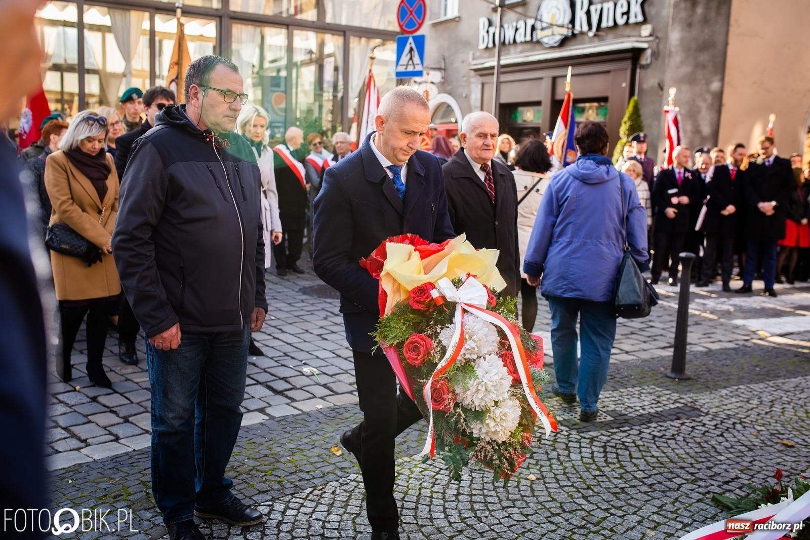 Zdjęcie w galerii na portalu naszraciborz.pl: Święto Niepodległości. Niech żyje Polska, niech żyje Racibórz!  wiadomości z regionu