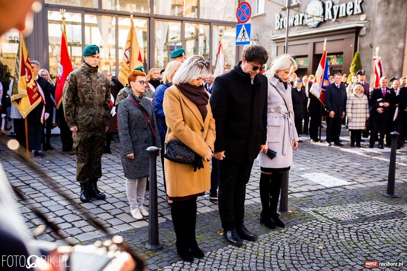 Zdjęcie w galerii na portalu naszraciborz.pl: Święto Niepodległości. Niech żyje Polska, niech żyje Racibórz!  wiadomości z regionu