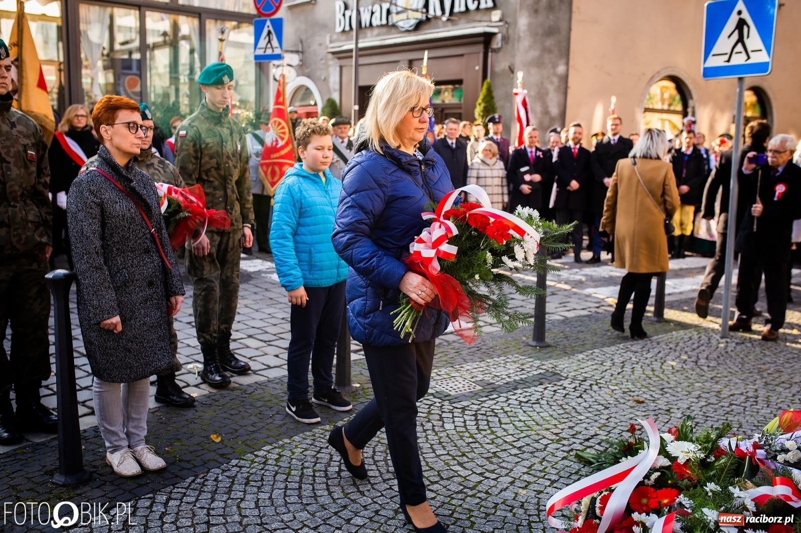 Zdjęcie w galerii na portalu naszraciborz.pl: Święto Niepodległości. Niech żyje Polska, niech żyje Racibórz!  wiadomości z regionu
