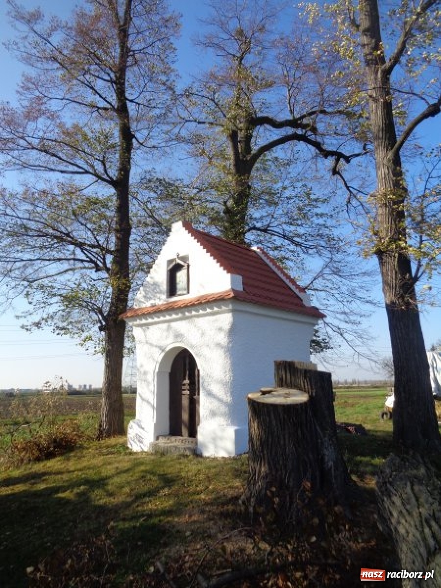 Zdjęcie w galerii na portalu naszraciborz.pl: Kapliczka na Grobli z nowym dachem. Miejsce upamiętnia powstańców wiadomości z regionu