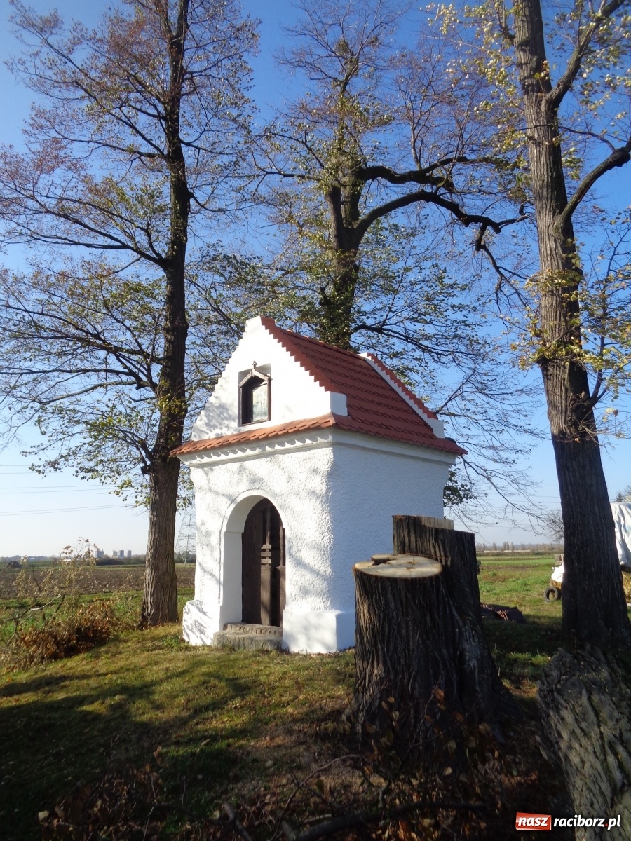 Zdjęcie w galerii na portalu naszraciborz.pl: Kapliczka na Grobli z nowym dachem. Miejsce upamiętnia powstańców wiadomości z regionu