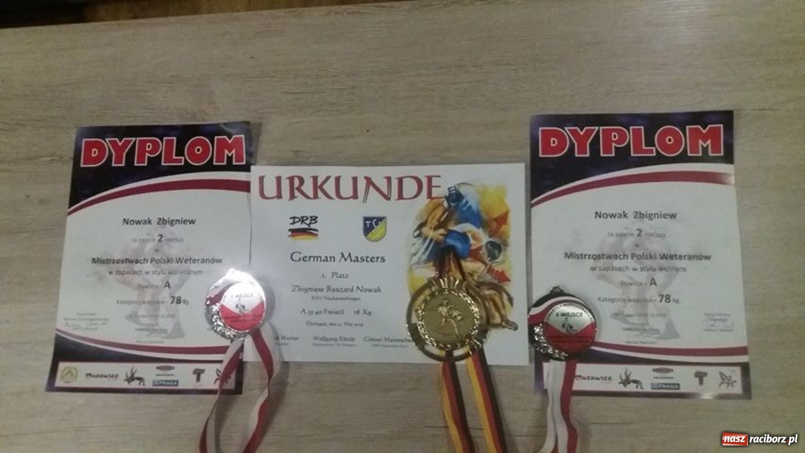 Zdjęcie w galerii na portalu naszraciborz.pl: Pasją do zapasów zarazili go bracia wiadomości z regionu