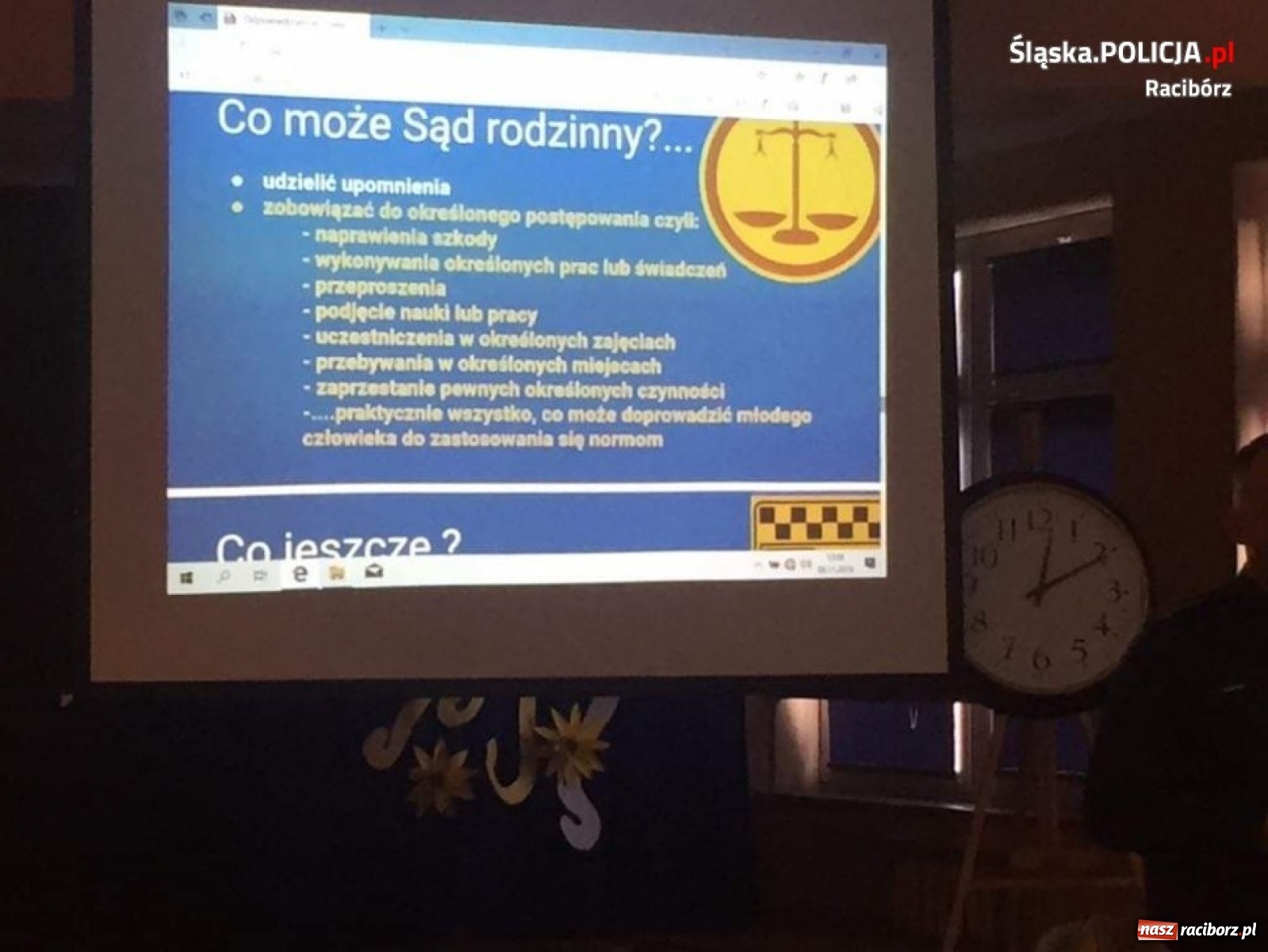 Zdjęcie w galerii na portalu naszraciborz.pl: Raciborscy policjanci na spotkaniach z młodzieżą wiadomości z regionu