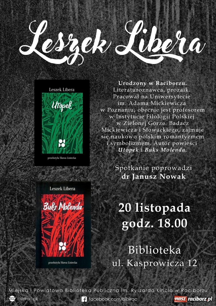 Zdjęcie w galerii na portalu naszraciborz.pl: Autor powieści Utopek odwiedzi swą rodzinną miejscowość wiadomości z regionu