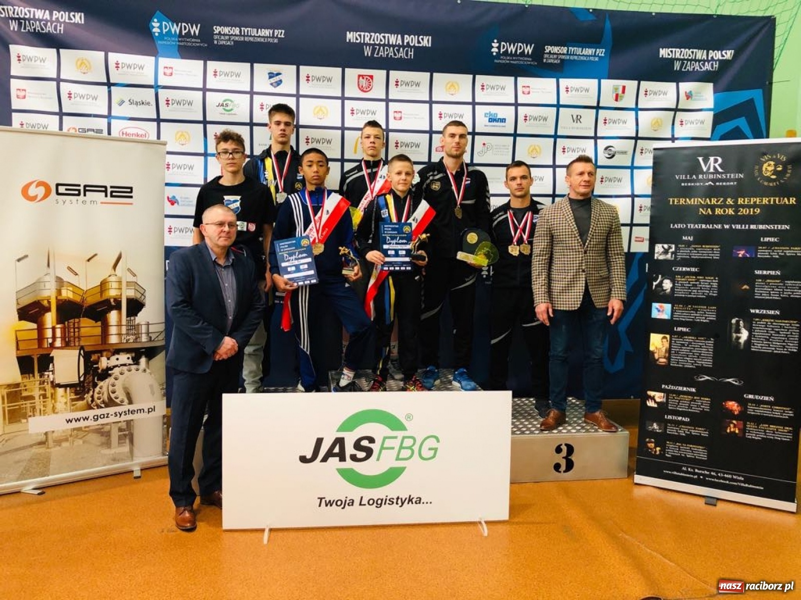 Zdjęcie w galerii na portalu naszraciborz.pl: Sukces zapaśników Unii na Mistrzostwach Polski Młodzików wiadomości z regionu