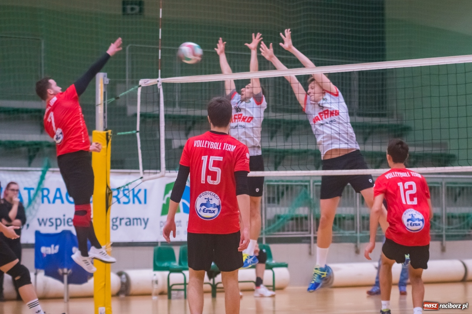 Zdjęcie w galerii na portalu naszraciborz.pl: Siatkarski rollercoaster w Arenie Rafako. Raciborzanie górą! [FOTO i WIDEO] wiadomości z regionu