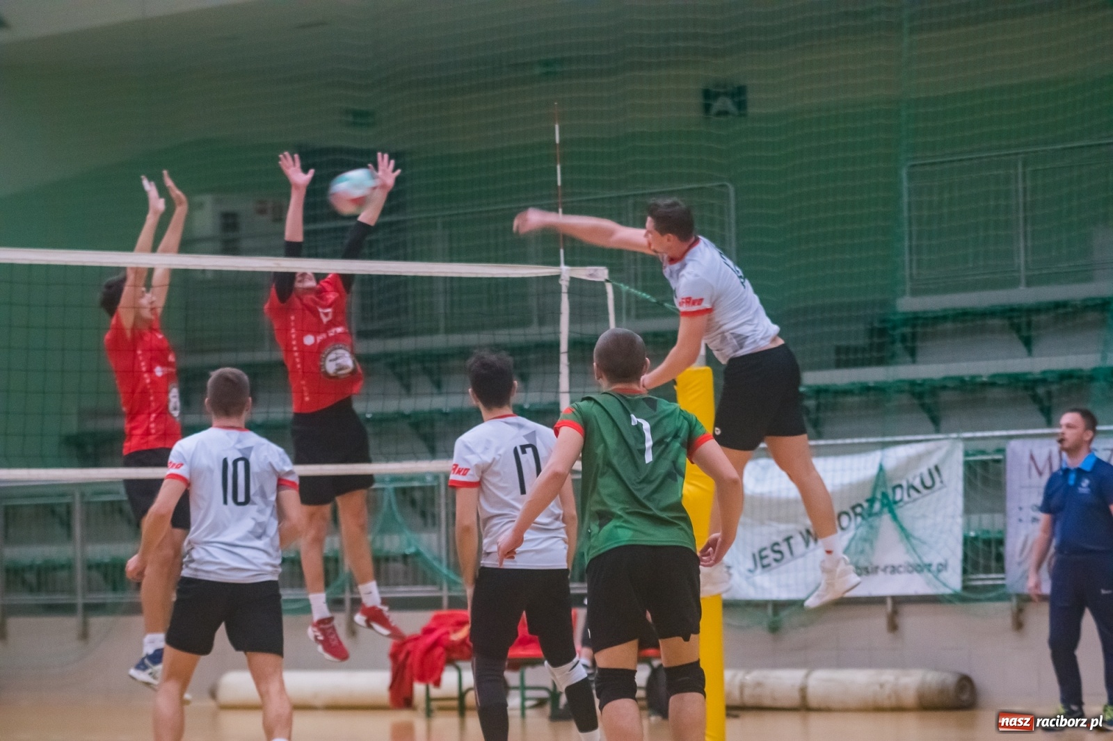 Zdjęcie w galerii na portalu naszraciborz.pl: Siatkarski rollercoaster w Arenie Rafako. Raciborzanie górą! [FOTO i WIDEO] wiadomości z regionu