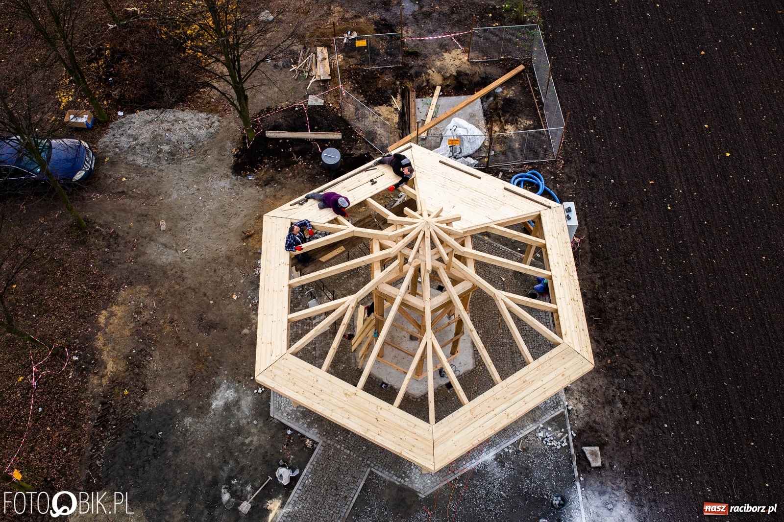 Zdjęcie w galerii na portalu naszraciborz.pl: W Pietrowicach Wielkich powstaje tężnia [FOTO]  wiadomości z regionu