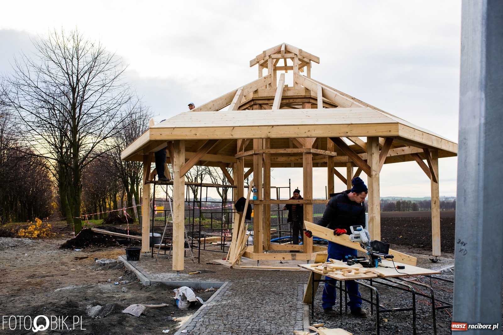 Zdjęcie w galerii na portalu naszraciborz.pl: W Pietrowicach Wielkich powstaje tężnia [FOTO]  wiadomości z regionu