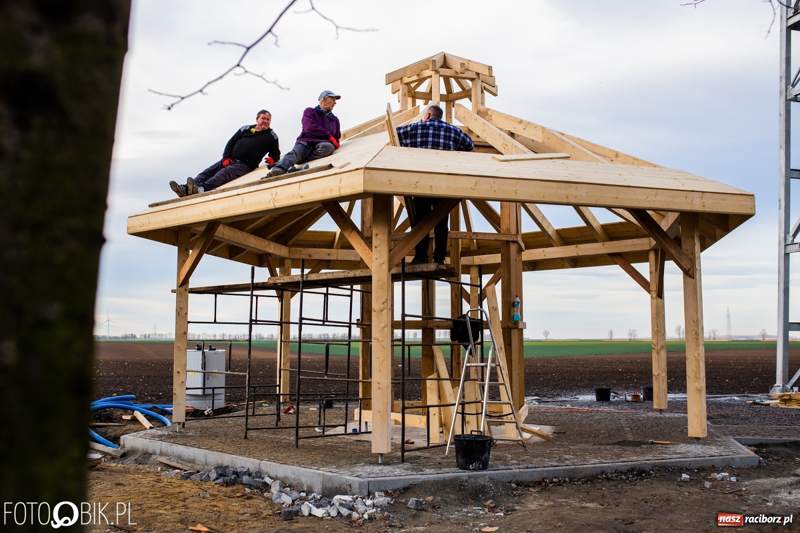 Zdjęcie w galerii na portalu naszraciborz.pl: W Pietrowicach Wielkich powstaje tężnia [FOTO]  wiadomości z regionu