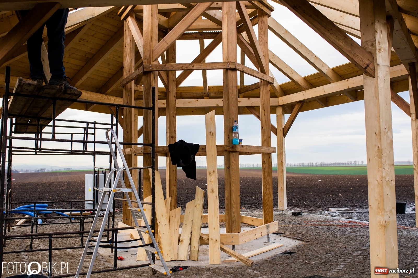 Zdjęcie w galerii na portalu naszraciborz.pl: W Pietrowicach Wielkich powstaje tężnia [FOTO]  wiadomości z regionu