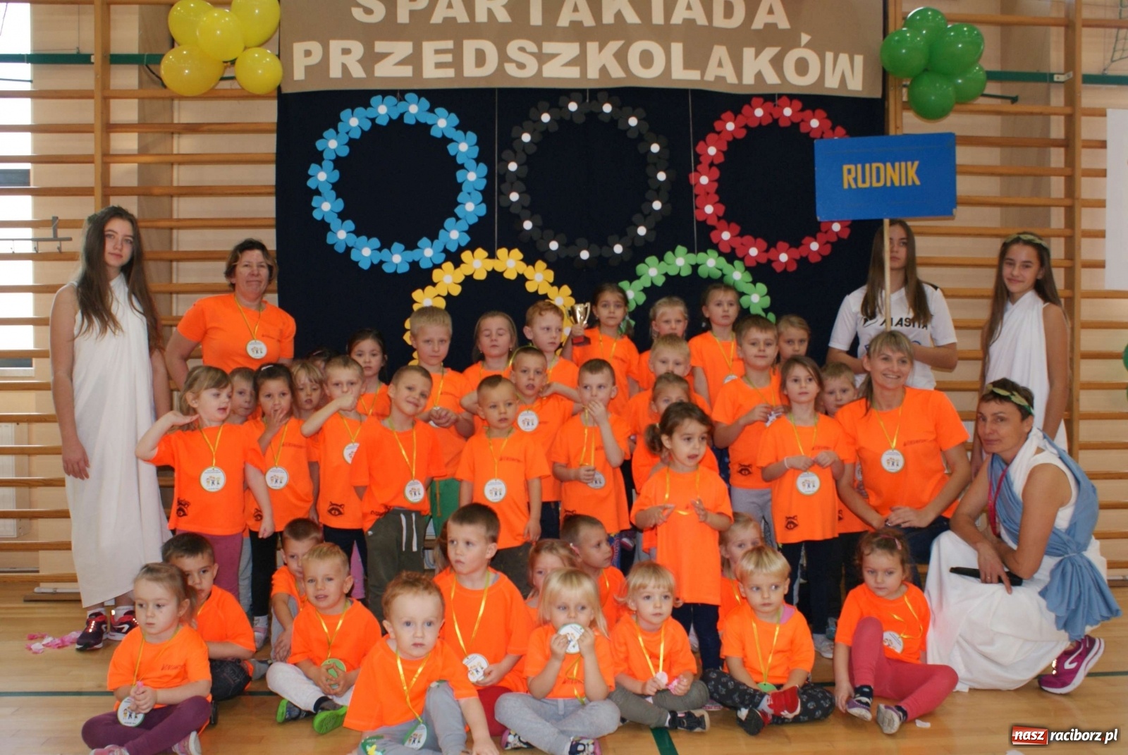 Zdjęcie w galerii na portalu naszraciborz.pl: Gminna Spartakiada Przedszkolaków w Rudniku  wiadomości z regionu