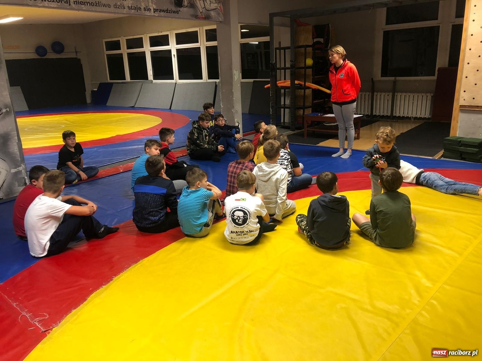 Zdjęcie w galerii na portalu naszraciborz.pl: Trenuję - nie zażywam. Profilaktyka w Łamatorze wiadomości z regionu
