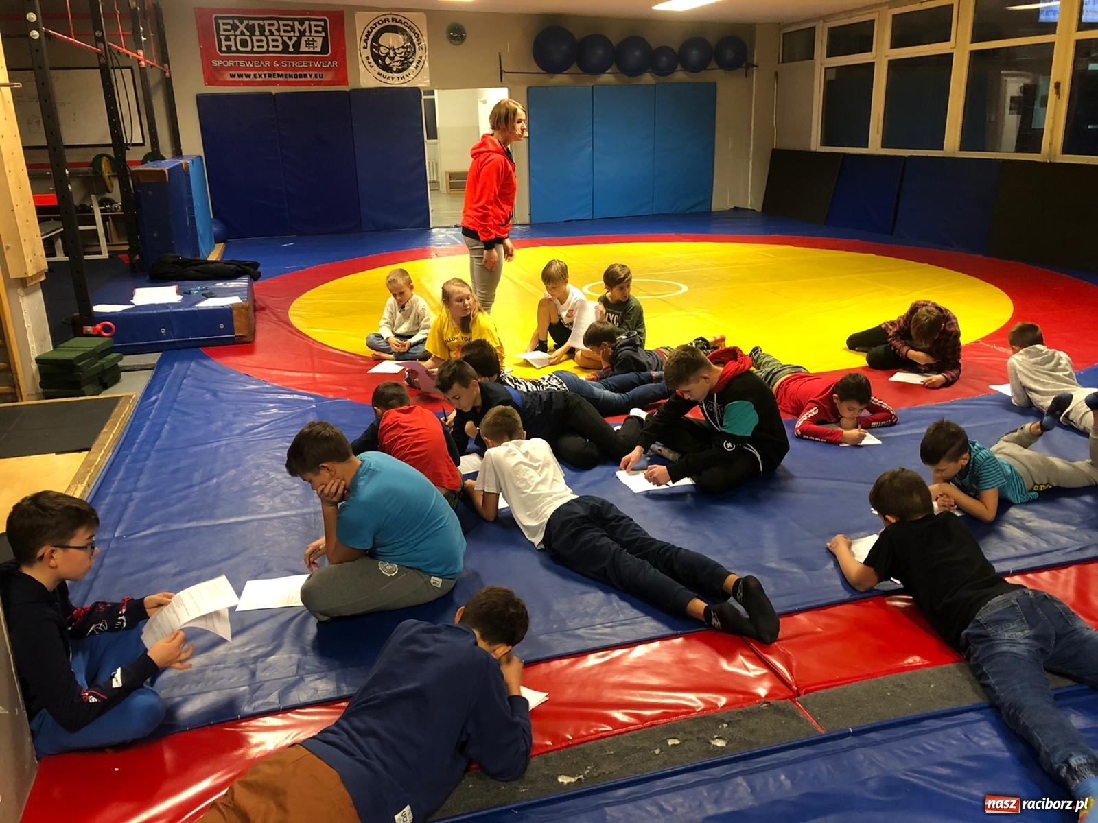 Zdjęcie w galerii na portalu naszraciborz.pl: Trenuję - nie zażywam. Profilaktyka w Łamatorze wiadomości z regionu