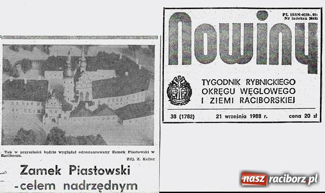 Zdjęcie w galerii na portalu naszraciborz.pl: Zamek Piastowski – celem nadrzędnym wiadomości z regionu