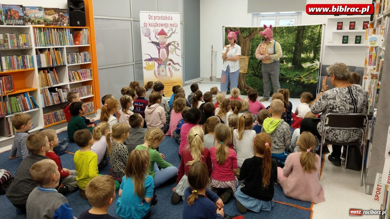 Zdjęcie w galerii na portalu naszraciborz.pl: Od przedszkola do książkowego mola. Finał projektu w MiPBP wiadomości z regionu