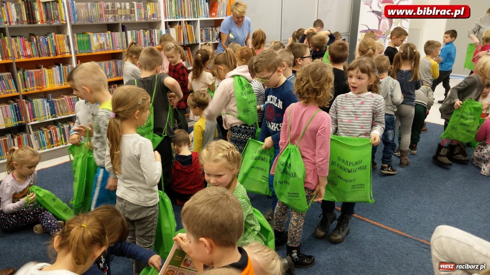 Zdjęcie w galerii na portalu naszraciborz.pl: Od przedszkola do książkowego mola. Finał projektu w MiPBP wiadomości z regionu