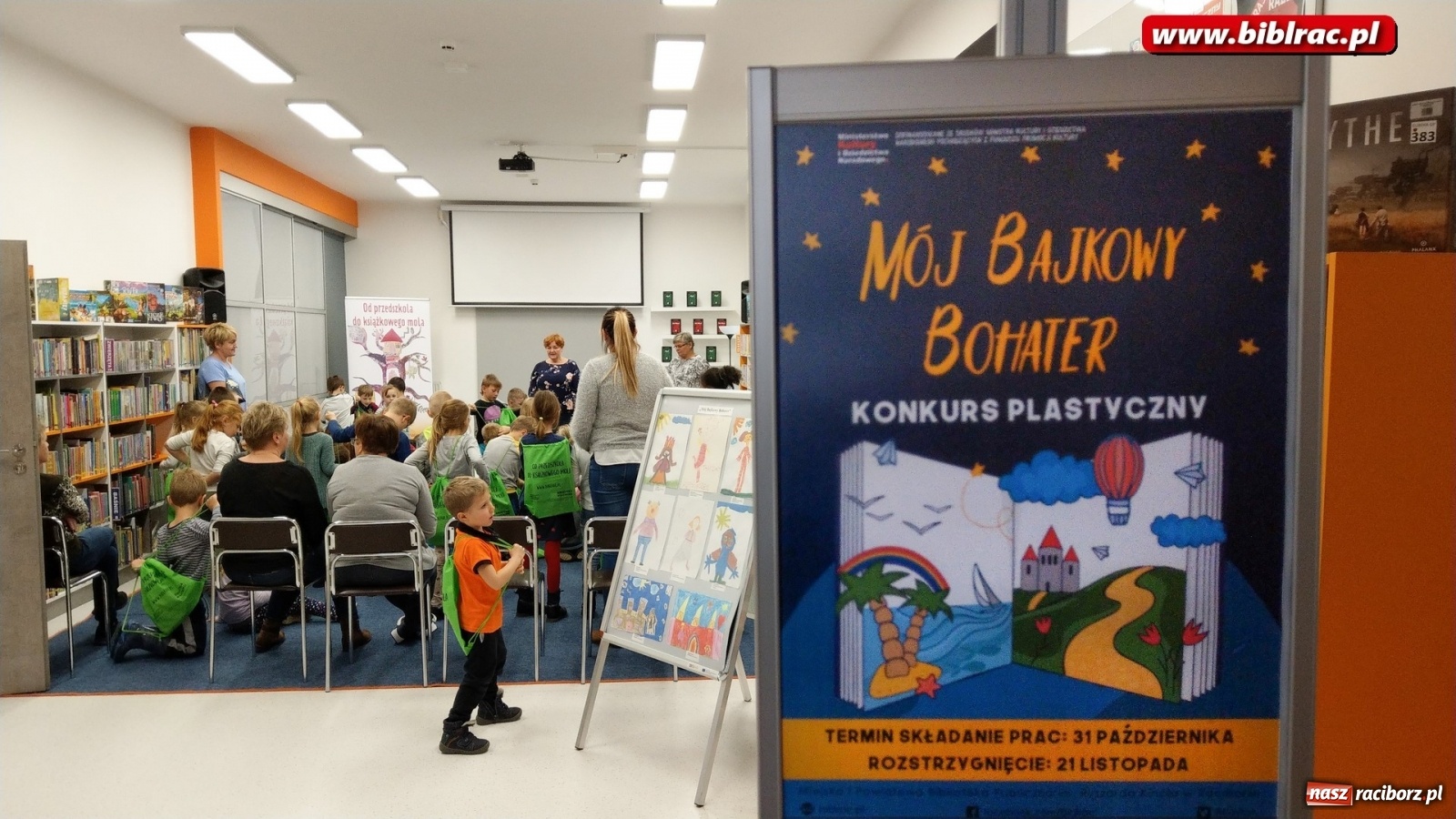 Zdjęcie w galerii na portalu naszraciborz.pl: Od przedszkola do książkowego mola. Finał projektu w MiPBP wiadomości z regionu