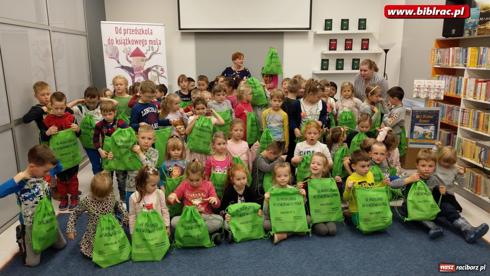 Zdjęcie w galerii na portalu naszraciborz.pl: Od przedszkola do książkowego mola. Finał projektu w MiPBP wiadomości z regionu