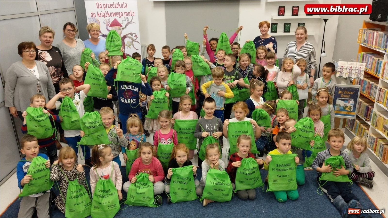 Zdjęcie w galerii na portalu naszraciborz.pl: Od przedszkola do książkowego mola. Finał projektu w MiPBP wiadomości z regionu