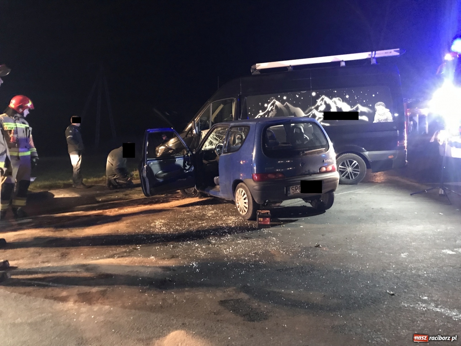 Zdjęcie w galerii na portalu naszraciborz.pl: Kierowca z Niemiec wymusił pierwszeństwo  wiadomości z regionu