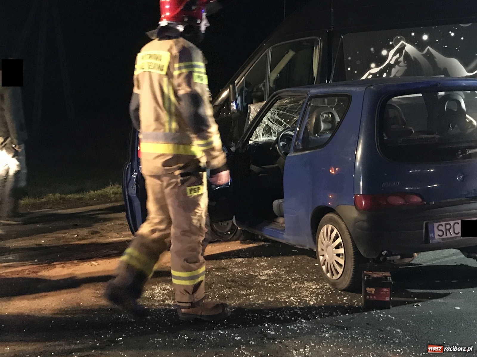 Zdjęcie w galerii na portalu naszraciborz.pl: Kierowca z Niemiec wymusił pierwszeństwo  wiadomości z regionu