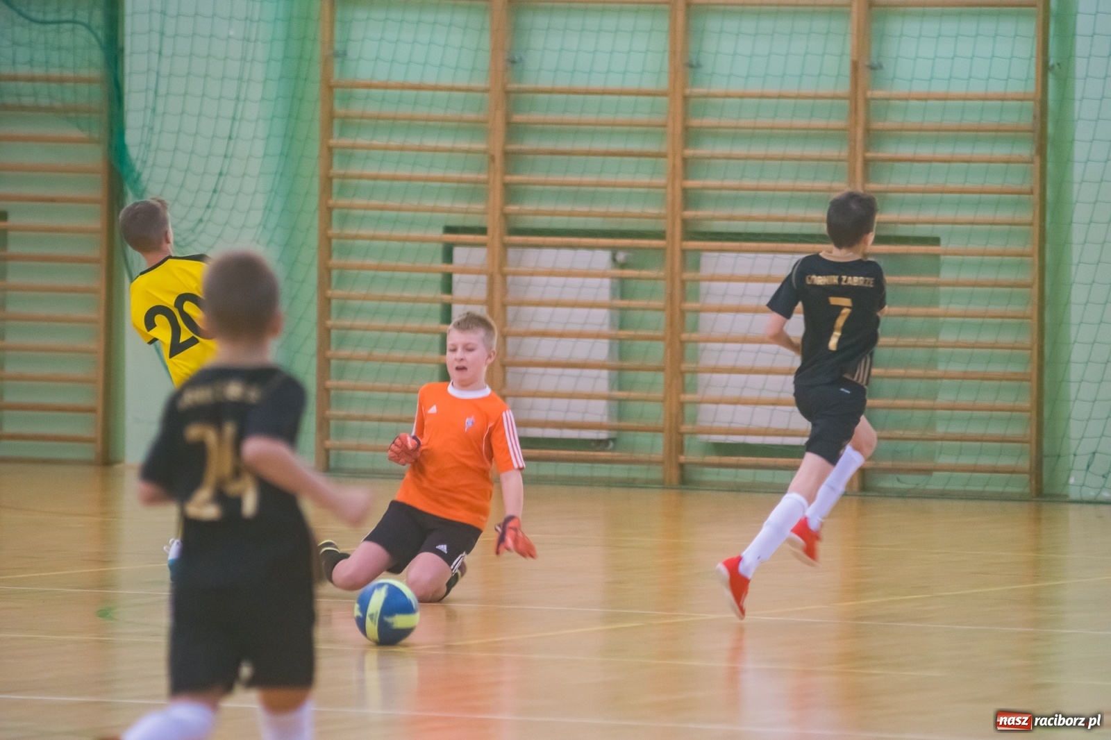 Zdjęcie w galerii na portalu naszraciborz.pl: Orliki młodsze walczyły w Arenie Rafako. Górnik Zabrze z Pucharem Prezesa [FOTO i WIDEO] wiadomości z regionu